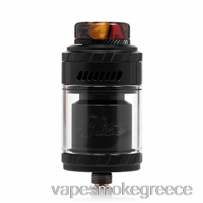 Vape Greece Thunderhead δημιουργίες Blaze Solo 25mm Rta μαύρο ματ